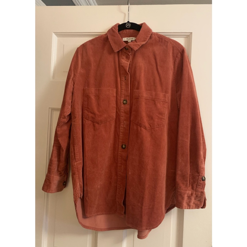 Madewell long sleeve corduroy shirt
